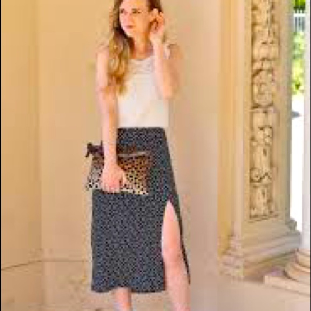 Abercrombie Slit Midi Skirt